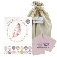 Lulujo Baby’s First Year Swaddle & Cards – Isn’t she lovely